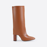 Women Chunky Heeled Boots