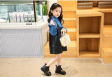 goosudu Children Shoes Girls  Warm Winter Fur Thick Plush Korean Style Ankle Boots Beautiful Princess Short Boots with Chain