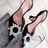 goosudu Luxury Women Pumps Transparent High Heels Sexy Pointed Toe Slip-on Wedding Party Brand Fashion Shoes For Lady Size 34-43