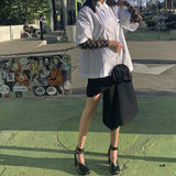 goosudu Vintage Spring Fashion Slipt Toe Women Pumps Chunky Round Strap Buckle High Heels Red Leather Brand Design Shoes Women