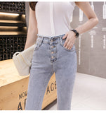 Goosudu spring new Flare Set auger Jeans Woman Denim Trousers Vintage Women Clothes Fall High Waist Pants Stretchy Jeans