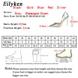 goosudu New Fashion Patent Leather Office Pumps High Heels Shoes Women Sexy Pointed toe Shallow Party Wedding Shoes