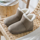 Women's Cotton Boots Female Winter Warm Fur Velvet Thick-soled Keep Warm Outside Snow Boots Footwear Plush Female Shoes