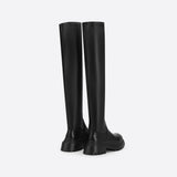 Women British Style Over-The-Knee Thick-Soled Boots