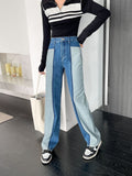 goosudu  Patchwork Casual Corduroy High Waist Pants 2000s Aesthetic Autumn Warm Long Trousers Skinny Streetwear Sweatpants 90s