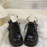 White Mary Jane Shoes Platform Elegant Vintage High Heels Lolita Shoes Lace Round Toe Comfortable Korean Fashion Casual