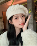 Fashion Winter Women Beret Warm Knitted Baggy Beanie Hat Pretty Comfortable Plain Caps Multicolor Elasticity Cap