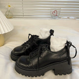 White Mary Jane Shoes Platform Elegant Vintage High Heels Lolita Shoes Lace Round Toe Comfortable Korean Fashion Casual