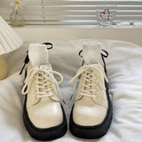 White Mary Jane Shoes Platform Elegant Vintage High Heels Lolita Shoes Lace Round Toe Comfortable Korean Fashion Casual