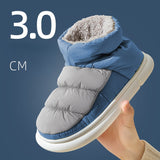 goosudu  Woman Winter Warm Boots Down Cloth Cotton Shoes for Ladies Outdoor Waterproof Platform  Non-slip Fluffy Women's Ankle Boot