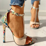 10cm Super High Heels Ladies Increased Stiletto Open Toe Sandals with Heel Women's Shoes Womens Fashion Summer Sexy