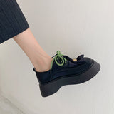 Womens Flowers Round Toe Gothic Punk Platform Wedge Heel Pumps Shoes Creepers Japanese Harajuku Dark