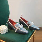 Shoes for Women Heels Slip-On Ladies Pumps Vintage High Heel Shoes Plus Size Zapatos De Mujer Tendencia  Chaussure Femme
