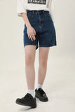 Women's Short  Summer High Waist Jeans Baggy Straight Five Points Trousers Streetwear Vintage Mom Denim Wide Leg Short Pants