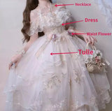 Japanese Retro Victorian Style Lolita Jsk Dress Sweet Ruffles Lace Floral Embroidery Princess Dresses Girl Women'S Summer Dress