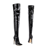 goosudu Sexy Over The Knee Boots Women High Heels Shoes Soft Leather Autumn Winter Knight Boots Oversized