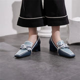 Shoes for Women Heels Slip-On Ladies Pumps Vintage High Heel Shoes Plus Size Zapatos De Mujer Tendencia  Chaussure Femme