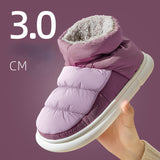 goosudu  Woman Winter Warm Boots Down Cloth Cotton Shoes for Ladies Outdoor Waterproof Platform  Non-slip Fluffy Women's Ankle Boot