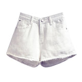 S-5XL Women Denim Shorts Summer Solid Color Casual Short Pants Hotgirls Beach Style Jean Pants Female