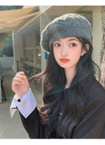 Fashion Winter Women Beret Warm Knitted Baggy Beanie Hat Pretty Comfortable Plain Caps Multicolor Elasticity Cap