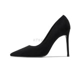 goosudu Sexy Women Pumps Spring/Autumn High heels Pointed Toe black Wedding Shoes Sexy High Heel shoes for Women Pumps