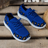 Goosudu Casual Sportswear Daily Patchwork Frenulum Round Comfortable Shoes