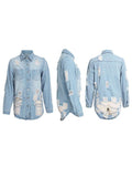 Goosudu Distressed Denim Jacket