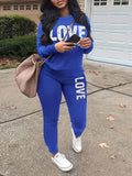 Goosudu LOVE Sweatshirt & Pants Set