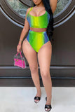 Goosudu Fashion Sexy Print Backless Swimwears