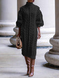 Goosudu Turtleneck Knit Dress