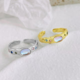 Goosudu Lord Silver Moonstone Ring