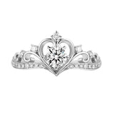 Goosudu Crown Moissanite Diamond Ring