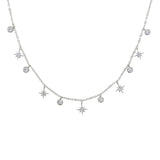 Goosudu Farrah Evil Eye Star Choker Necklace