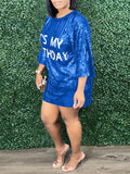 Goosudu Sequin Tee Dress