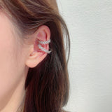 Goosudu Layered Leaf Ear Clip Cuff