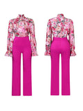 Goosudu Floral Blouse & Pants Set