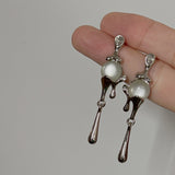 Goosudu [Jazzy]Moonstone Drop Earring