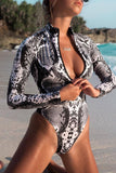 Goosudu Sexy Print Split Joint Swimwears