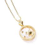 Goosudu Fashion Solid Zodiac Necklace