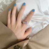 Goosudu "The One" Pearl Crystal Rings