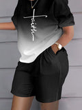 Goosudu Ombre T-Shirt & Shorts Set