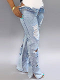 Goosudu Distressed Straight Jeans