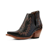 Goosudu Women's Western Distressed Leather Boots