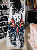 Goosudu Butterfly Print Dress