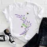 Women Camera Vintage Travel Short Sleeve Spring Fashion Lady Clothes Print Tshirt Female Tee Top Ladies Graphic T-shirt