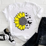 Women Camera Vintage Travel Short Sleeve Spring Fashion Lady Clothes Print Tshirt Female Tee Top Ladies Graphic T-shirt